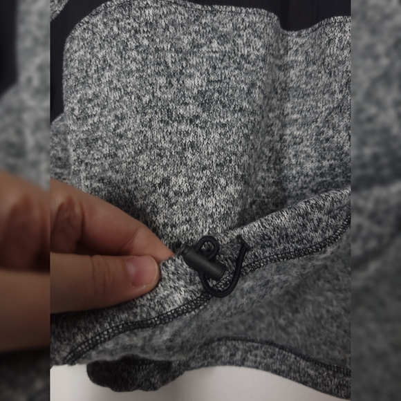 PINK Half Zip Jacket Gray Medium - Picture 4 of 5